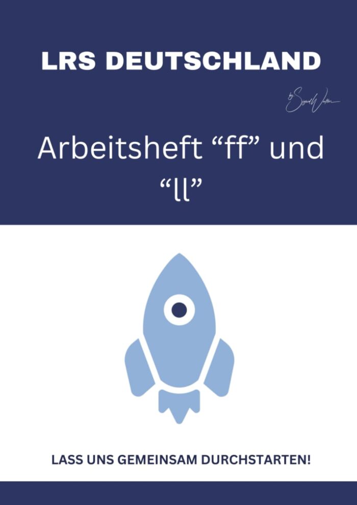 Arbeitsheft "ff" und "ll"