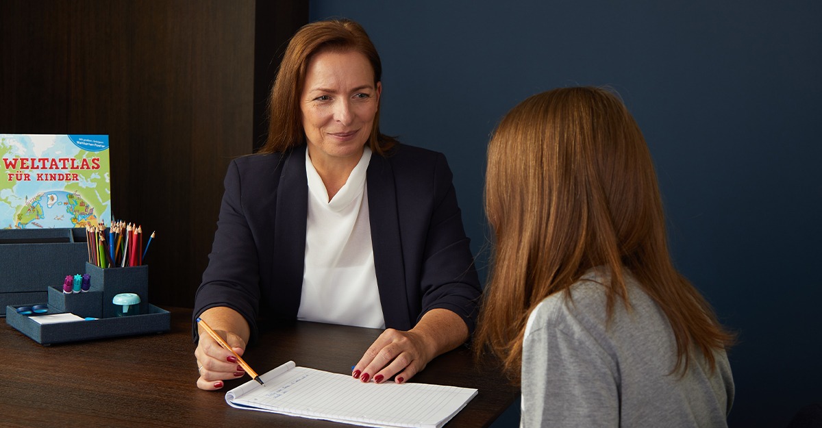 Sigrid Walter mit Kind