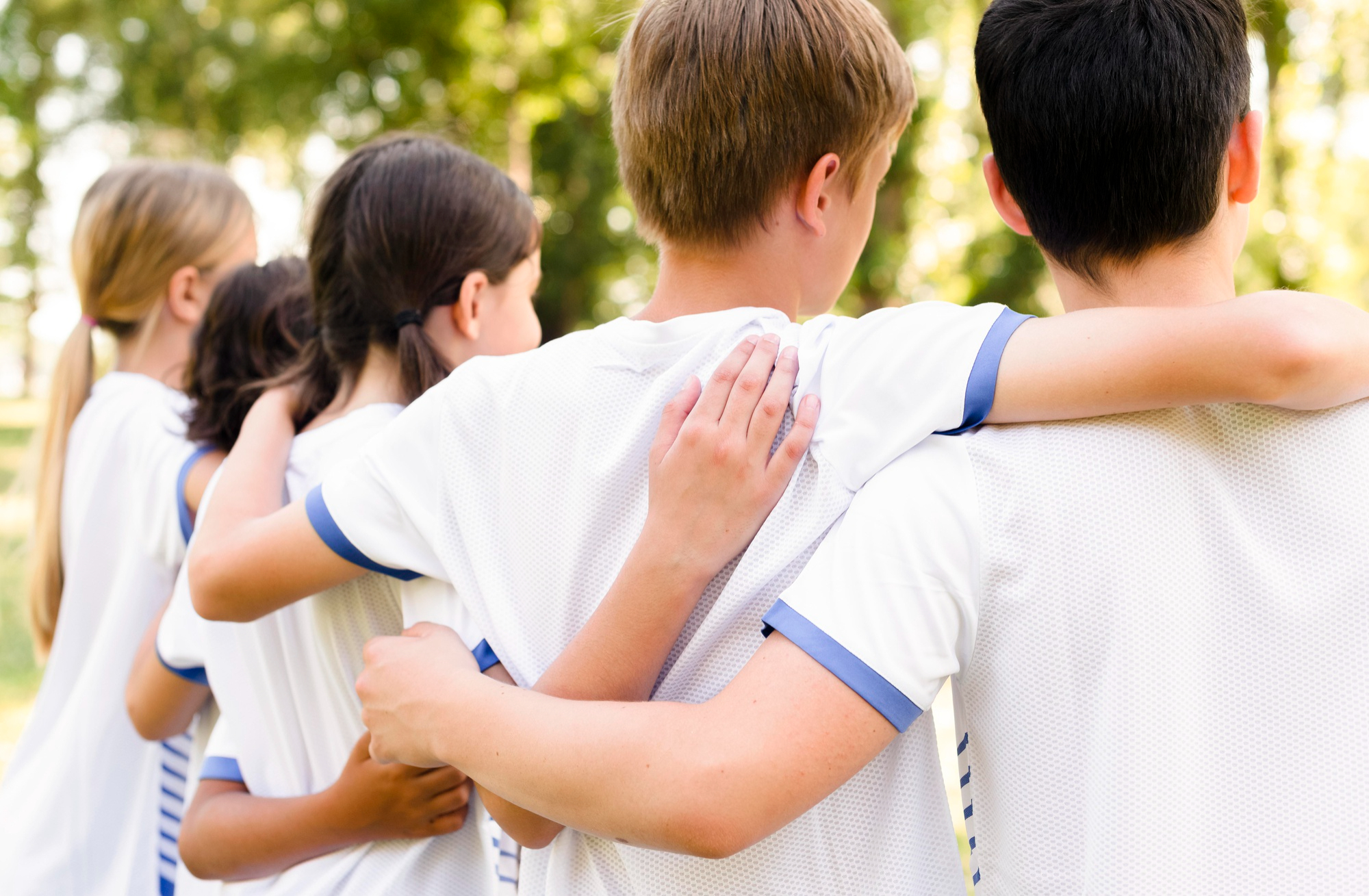 Gruppe Kinder in Gemeinschaft